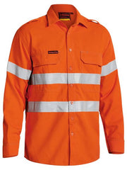 Bisley - Men's TenCate Tecasafe® Plus 700 Taped Hi Vis FR Vented Shirt - BS8081T
