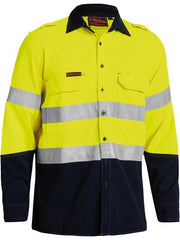 Bisley - Men's TenCate Tecasafe® Plus 700 Taped Hi Vis FR Vented Shirt - BS8082T