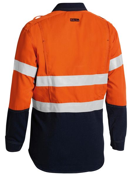 Bisley - Men's TenCate Tecasafe® Plus 700 Taped Hi Vis FR Vented Shirt - BS8082T