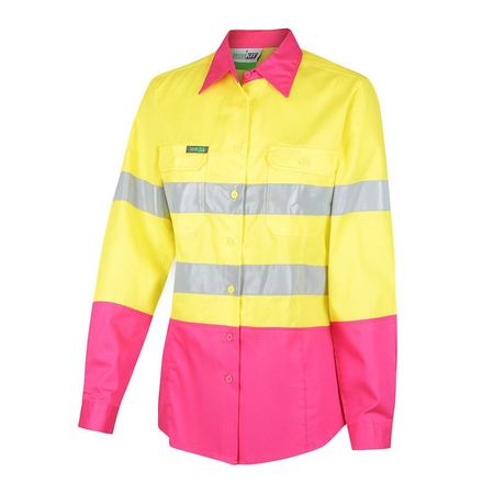 Workit Hi-Vis Womens 2 Tone Lightweight Shirt - 2012