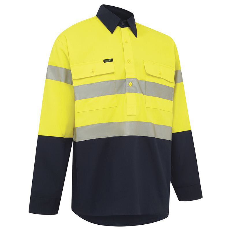 Workit Hi Vis 2 Tone Regular Weight Shirt