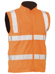 Bisley - Unisex Taped Hi Vis Rail Wet Weather Vest - BV0364T