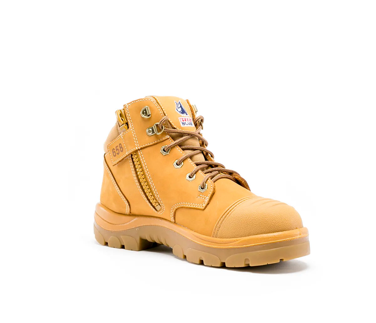Steel Blue - Parkes Zip: Scuff Cap