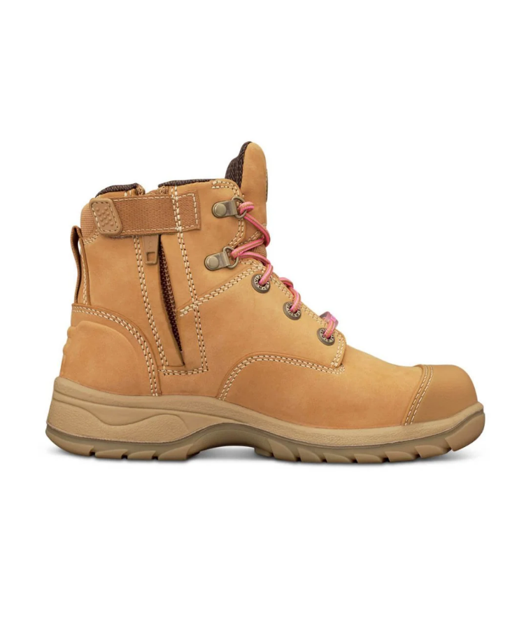 Oliver - Ladies Wheat Zip Sided Boot
