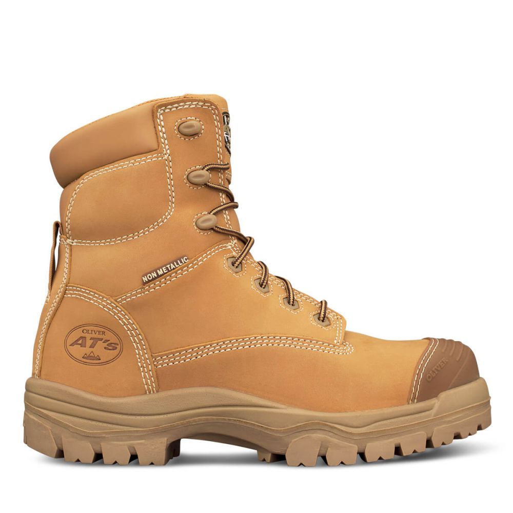Oliver - 150mm Wheat Zip Sided Boot