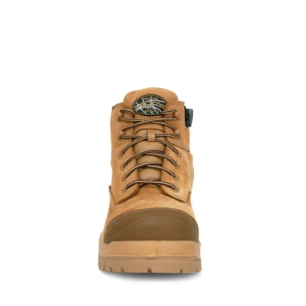 Oliver - 130mm Stone Zip Sided Boot