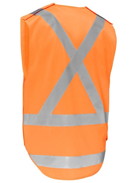 Bisley - Unisex X Taped Hi Vis Detachable Safety Vest - BV0440XT