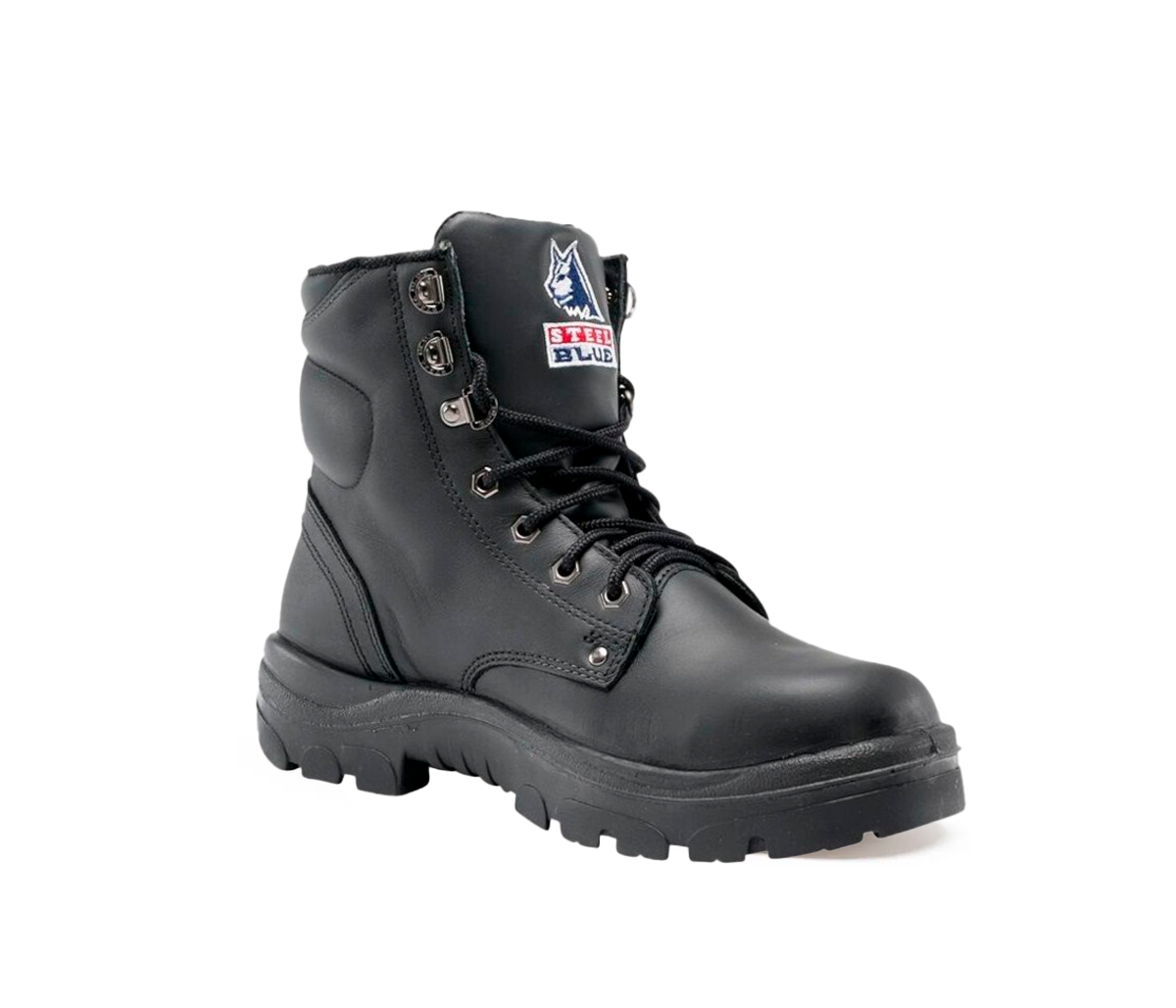 Steel Blue - ARGYLE - Nitrile Lace Up Boots