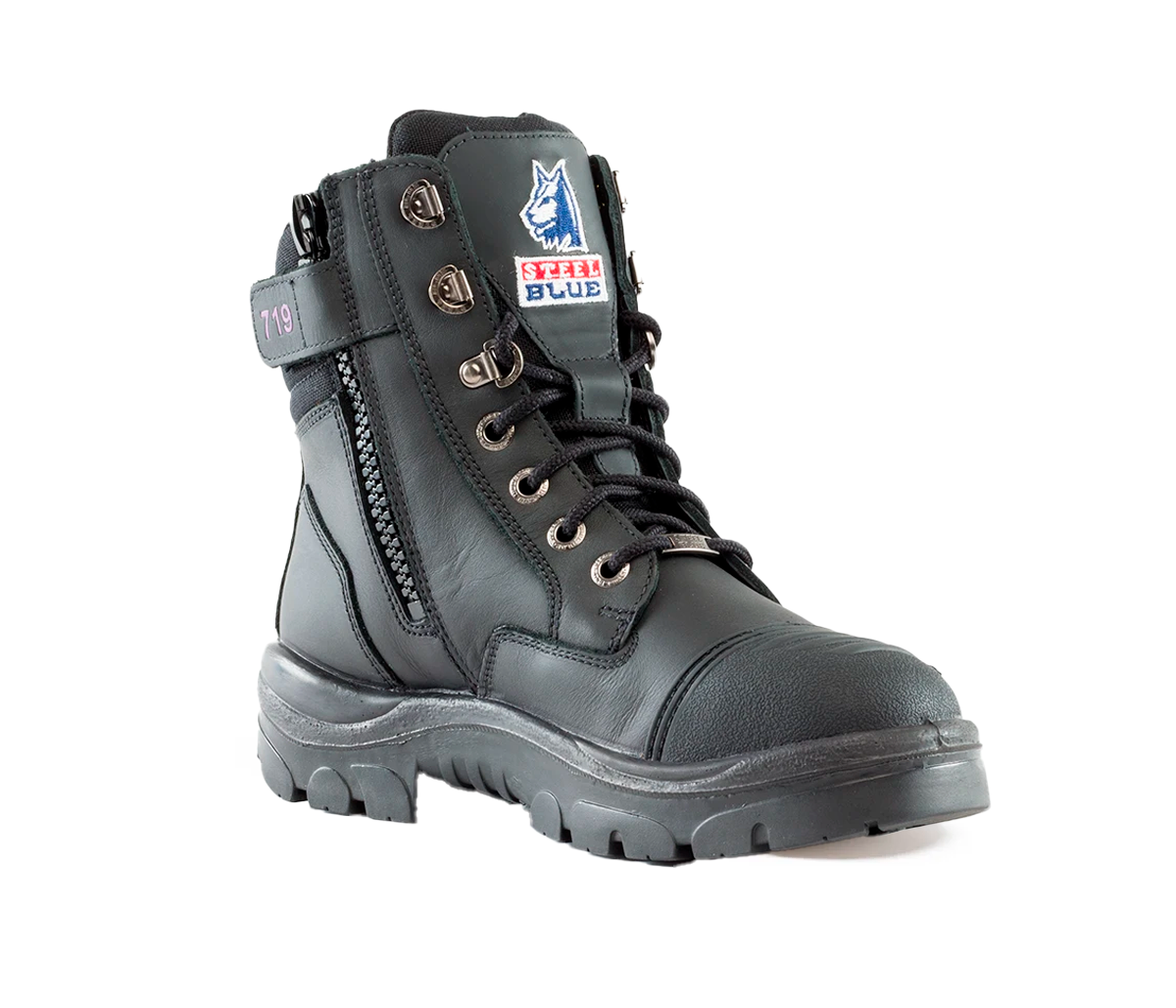 Steel Blue - Southern Cross - Zip Ladies: Scuff Cap