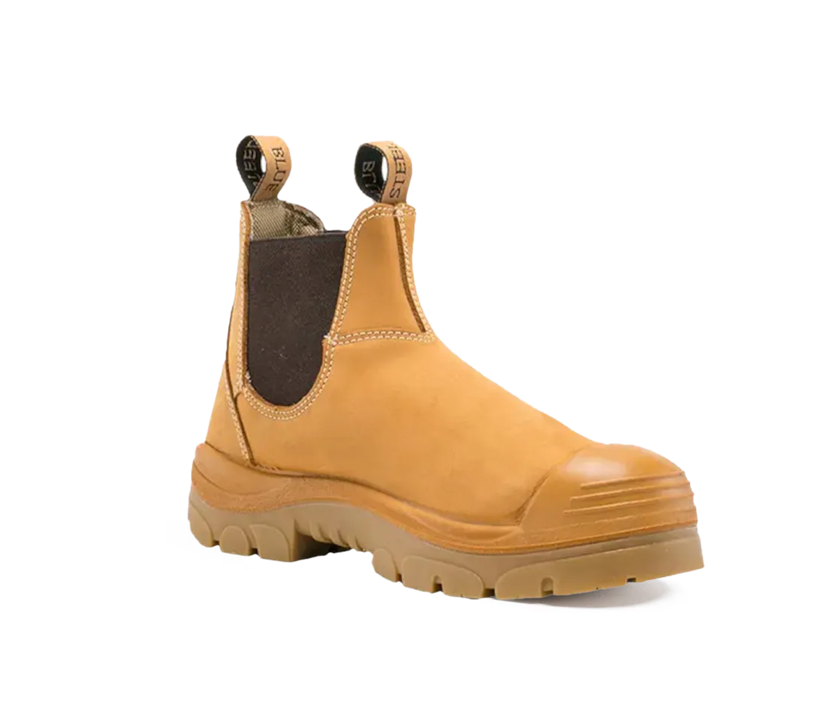 Steel Blue - HOBART - Elastic Sided Boots