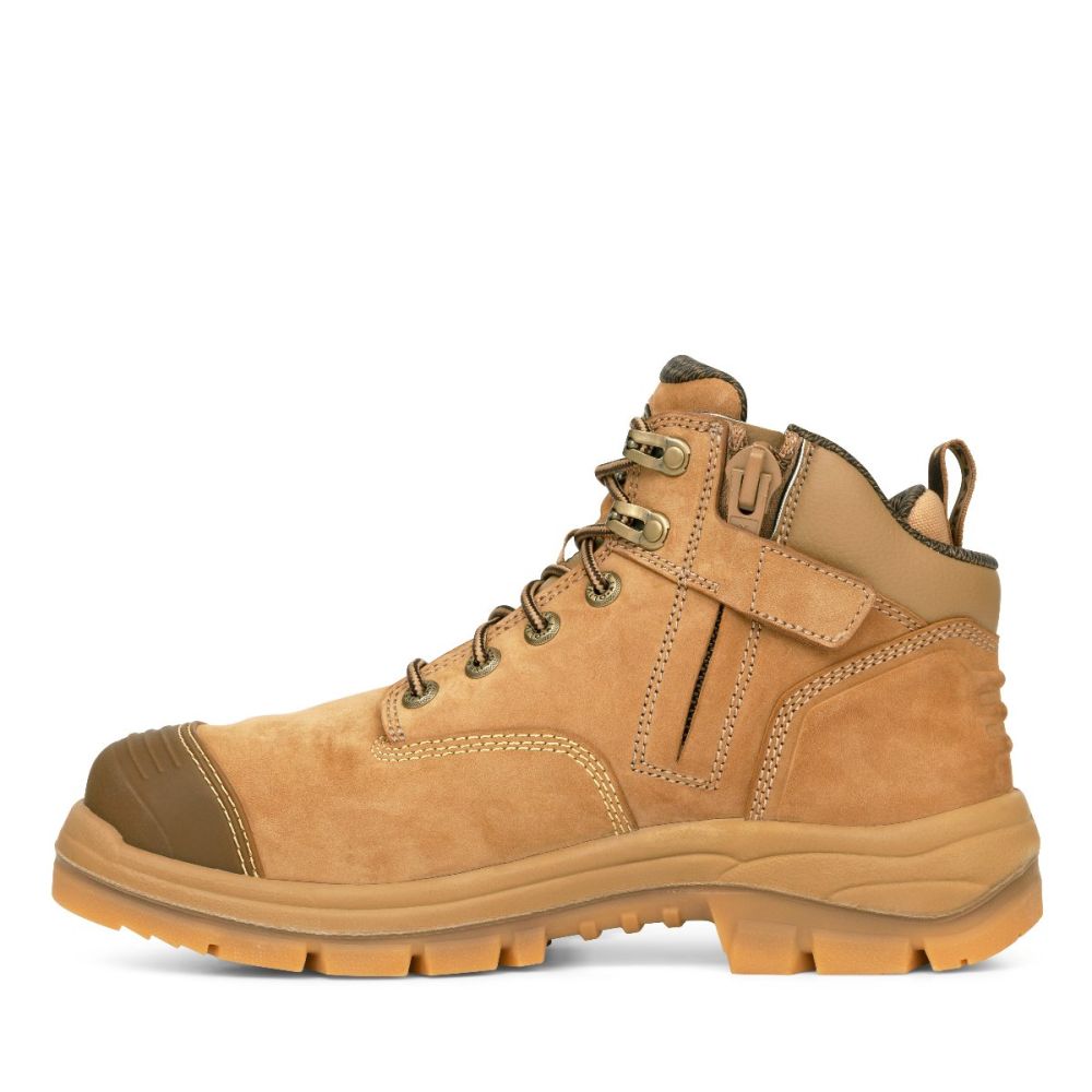 Oliver - 130mm Stone Zip Sided Boot