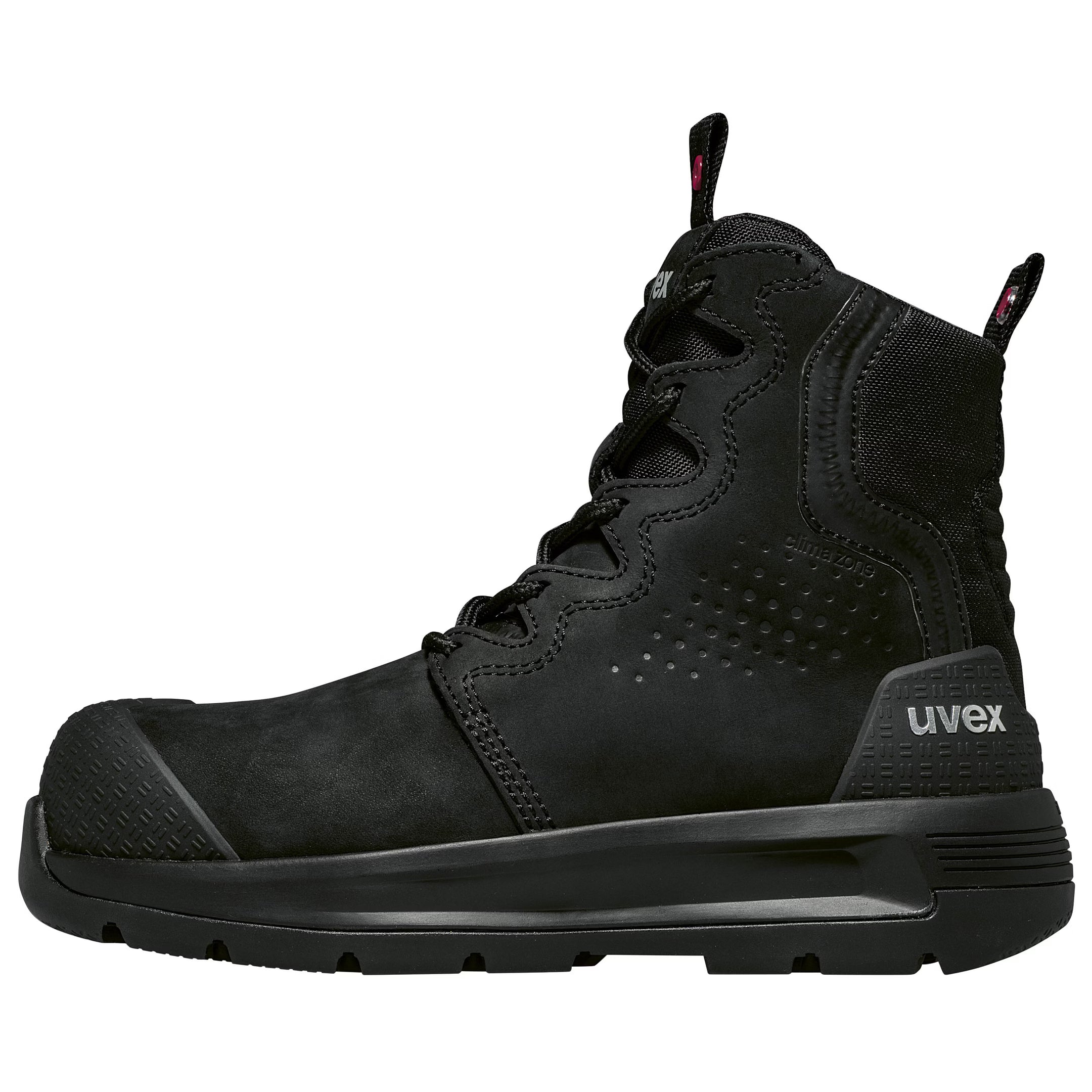 Uvex 3 X-Flow Womens Black Zip Boot