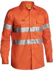 Bisley - Men's Taped Hi Vis Drill Shirt - BT6482
