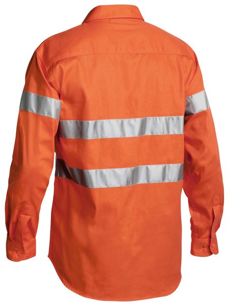 Bisley - Men's Taped Hi Vis Drill Shirt - BT6482