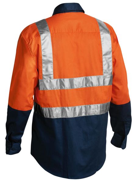 Bisley - Men's Taped Hi Vis Drill Shirt - BS6267T