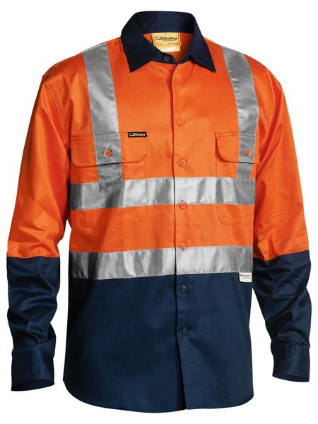 Bisley - Men's Taped Hi Vis Drill Shirt - BS6267T