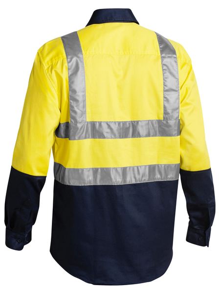 Bisley - Men's Taped Hi Vis Drill Shirt - BS6267T