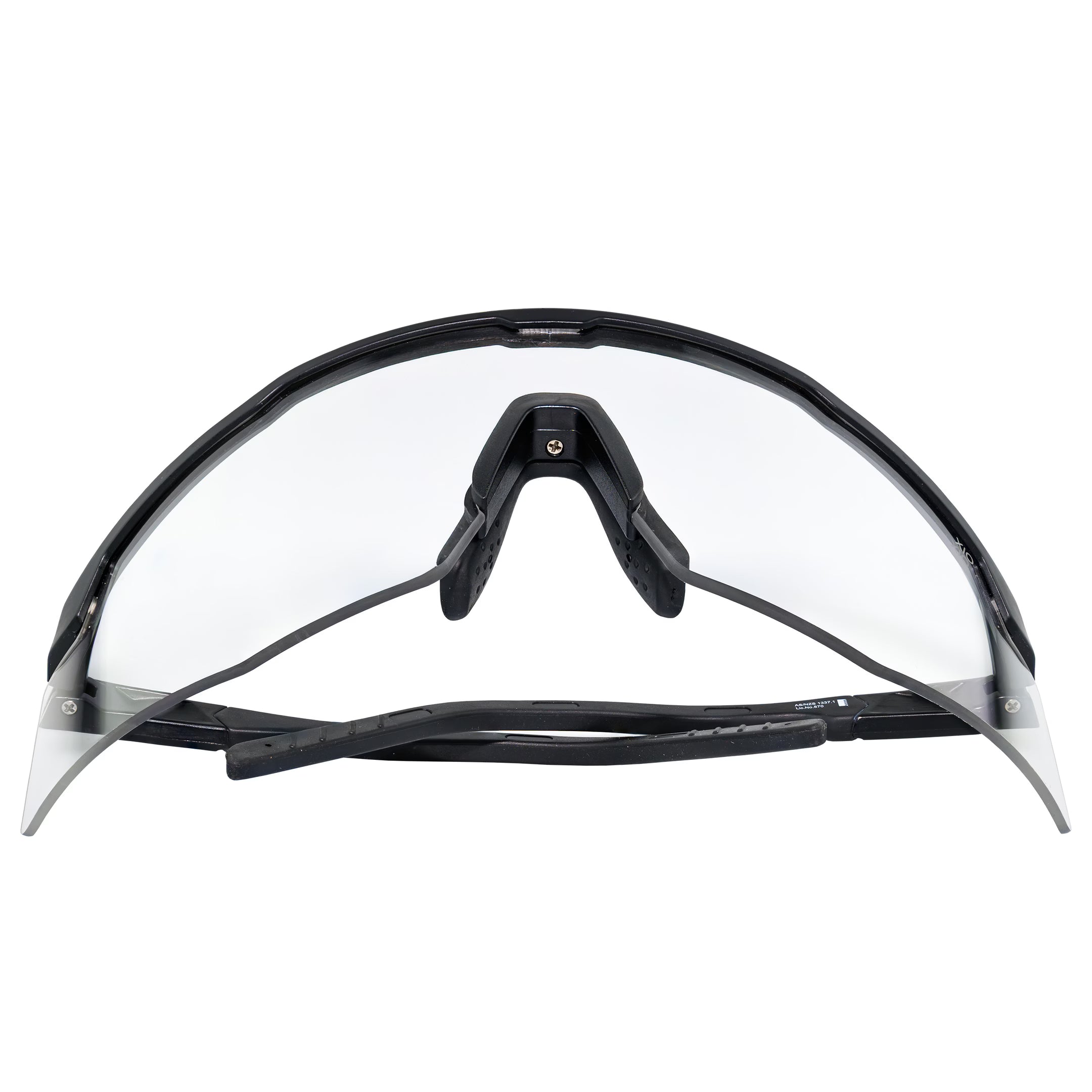 Uvex Apex Safety Glasses – Black Frame