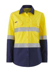 KingGee - Womens Workcool Vented Spliced Shirt Taped Long Sleeve - K44227