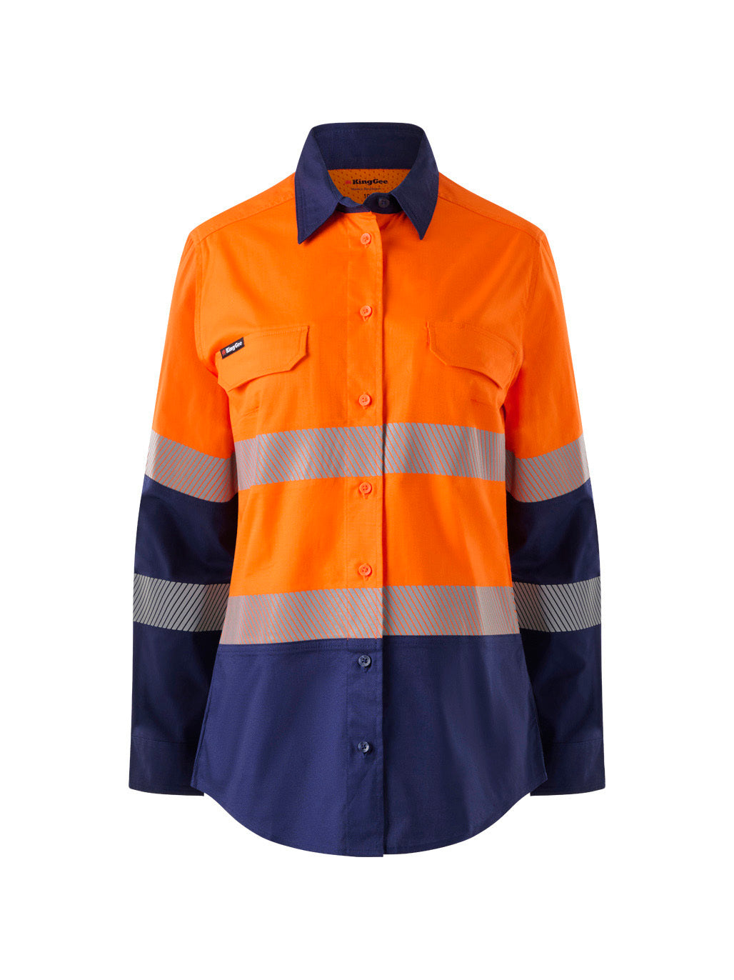 KingGee - Women's Workcool Spliced Stretch Taped Long Sleeve Shirt - K44243