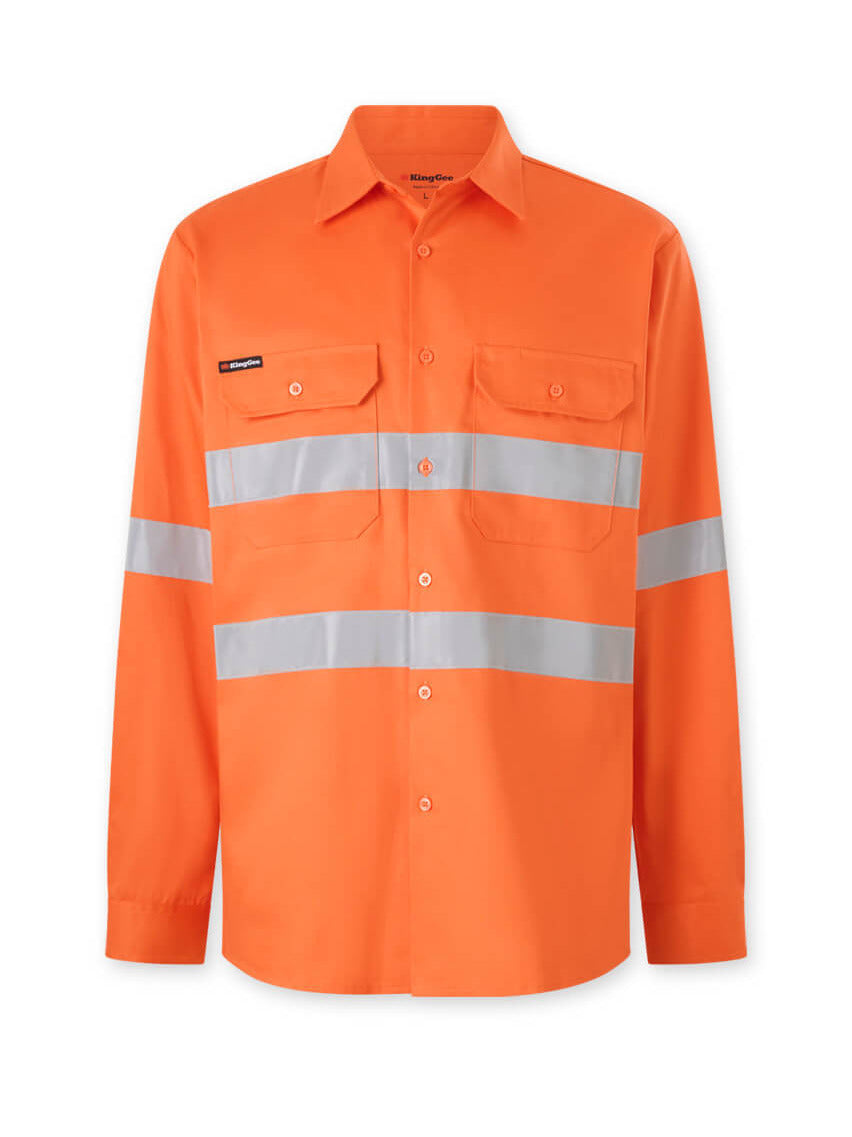 KingGee - Men's Originals Hi-Vis Drill Shirt -  K54019