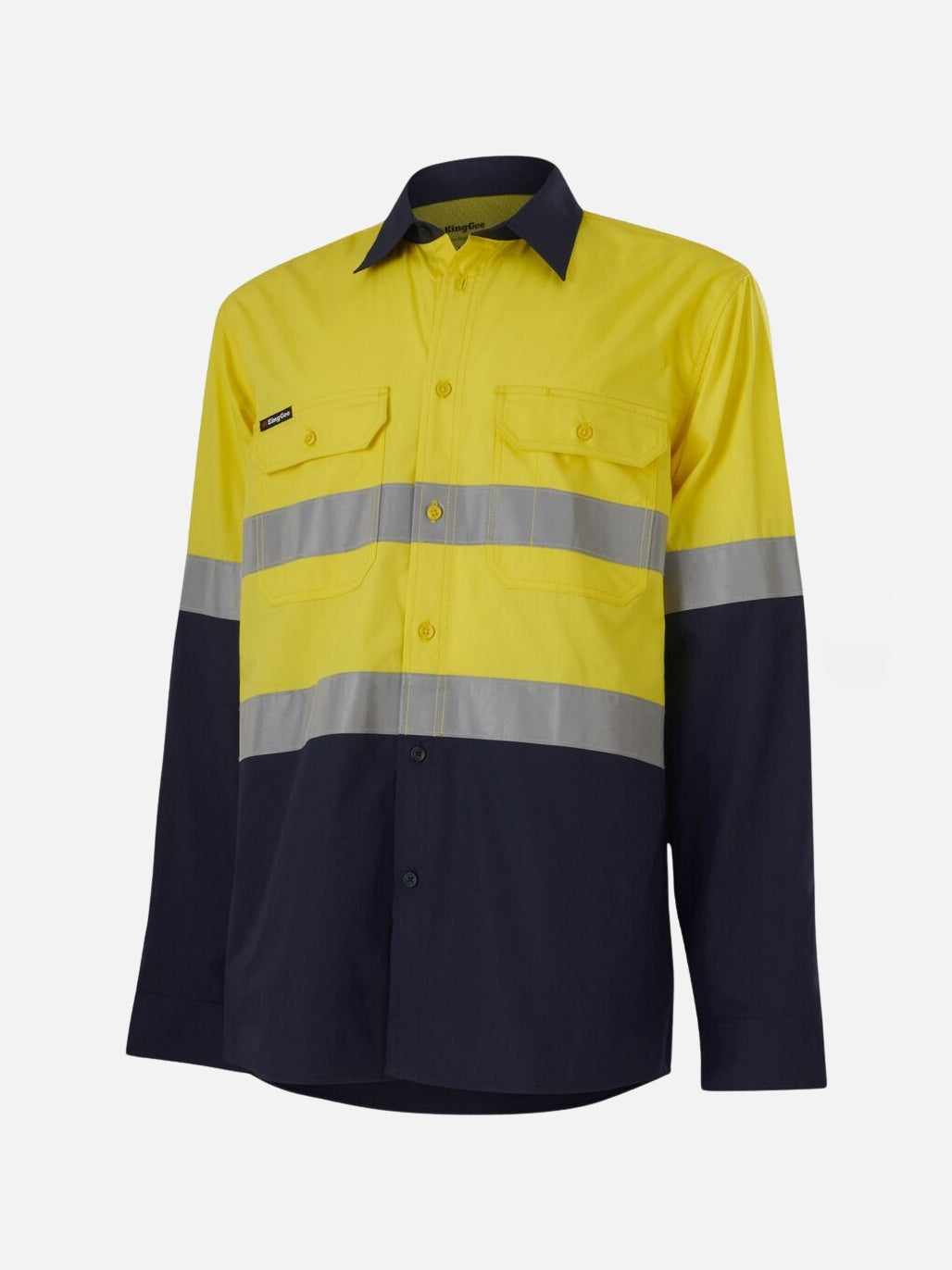KingGee - Men's Workcool Vented Spliced Shirt Taped Long Sleeve - K54913