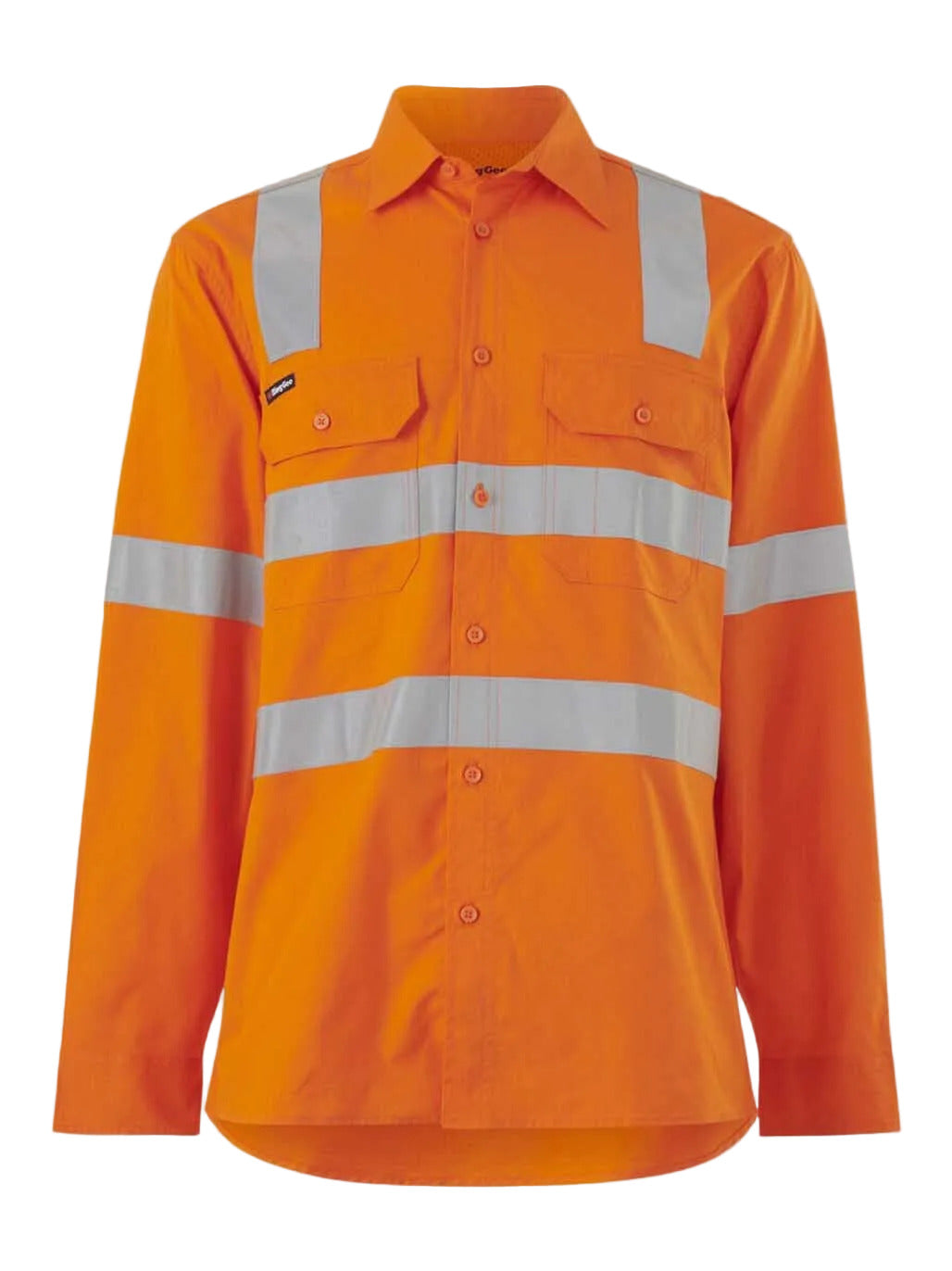 KingGee - Men's Workcool Vented X Back Shirt Long Sleeve -  K54917