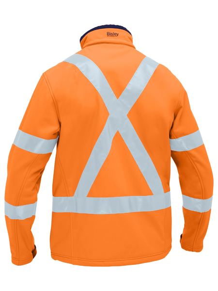Bisley - Men's X Taped Hi Vis Soft Shell Jacket - BJ6059XT