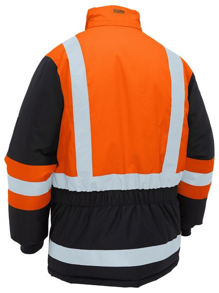 Bisley - Men's H Taped Hi Vis Freezer Hooded Jacket - BJ6454HT