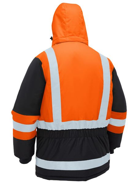 Bisley - Men's H Taped Hi Vis Freezer Hooded Jacket - BJ6454HT