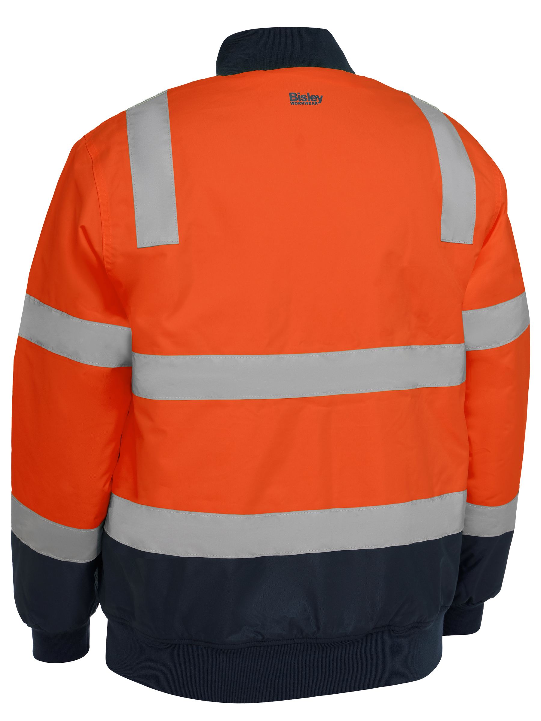 Bisley - Unisex Taped Hi Vis Bomber Jacket with Padded Lining - BJ6730T