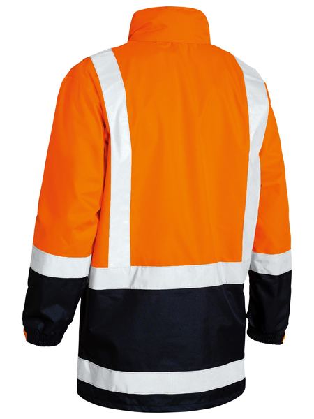 Bisley - Men's Taped Hi Vis Recycled Rain Shell Jacket - BJ6766T