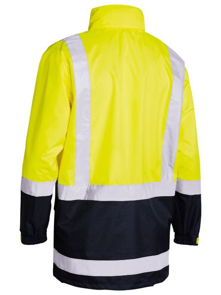Bisley - Men's Taped Hi Vis Recycled Rain Shell Jacket - BJ6766T