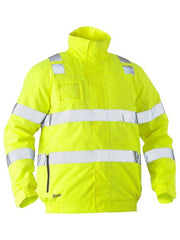 Bisley - Unisex Taped Hi Vis Wet Weather Bomber Jacket - BJ6770T