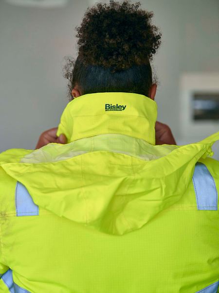 Bisley - Unisex Taped Hi Vis Wet Weather Bomber Jacket - BJ6770T