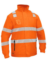 Bisley - Men's Taped Hi Vis Heated Jacket with Hood - BJ6842T