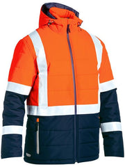 Bisley - Unisex Taped Hi Vis Puffer Jacket - BJ6929HT