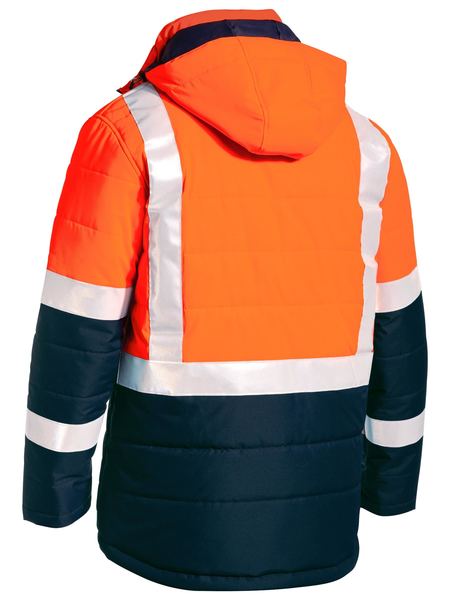 Bisley - Unisex Taped Hi Vis Puffer Jacket - BJ6929HT