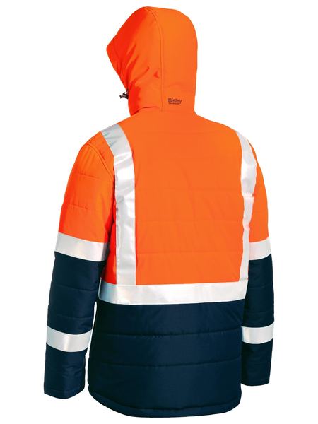 Bisley - Unisex Taped Hi Vis Puffer Jacket - BJ6929HT