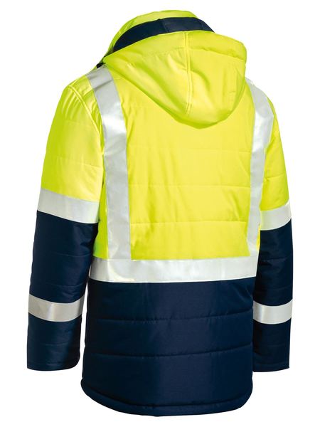 Bisley - Unisex Taped Hi Vis Puffer Jacket - BJ6929HT