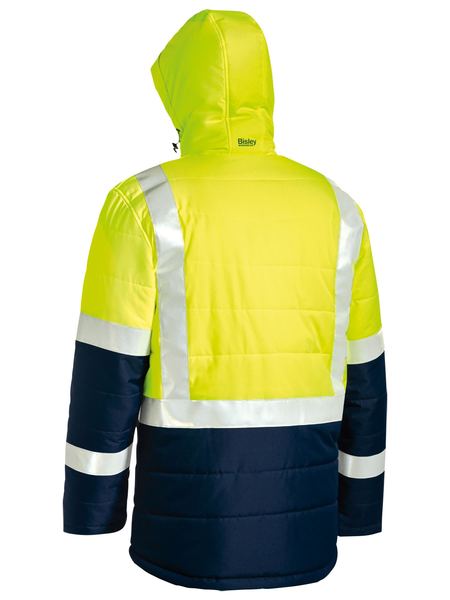 Bisley - Unisex Taped Hi Vis Puffer Jacket - BJ6929HT