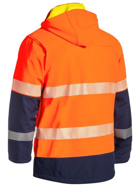 Bisley - Unisex Taped Hi Vis Ripstop Bonded Fleece Jacket - BJ6934T