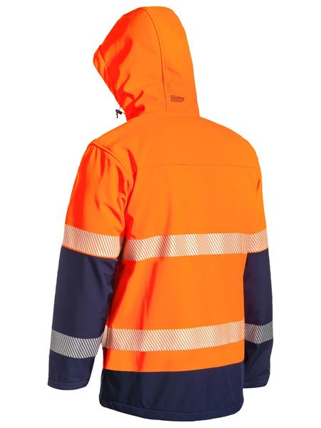 Bisley - Unisex Taped Hi Vis Ripstop Bonded Fleece Jacket - BJ6934T