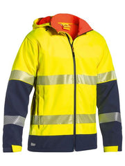 Bisley - Unisex Taped Hi Vis Ripstop Bonded Fleece Jacket - BJ6934T