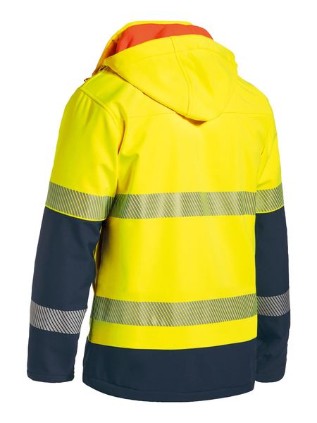 Bisley - Unisex Taped Hi Vis Ripstop Bonded Fleece Jacket - BJ6934T
