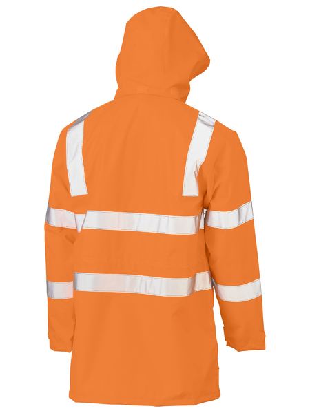 Bisley - Men's Taped Hi Vis VIC Rail Wet Weather Jacket - BJ6964T