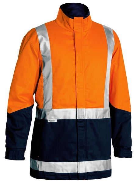 Bisley - Unisex Taped Hi Vis 3 in 1 Drill Jacket - BJ6970T