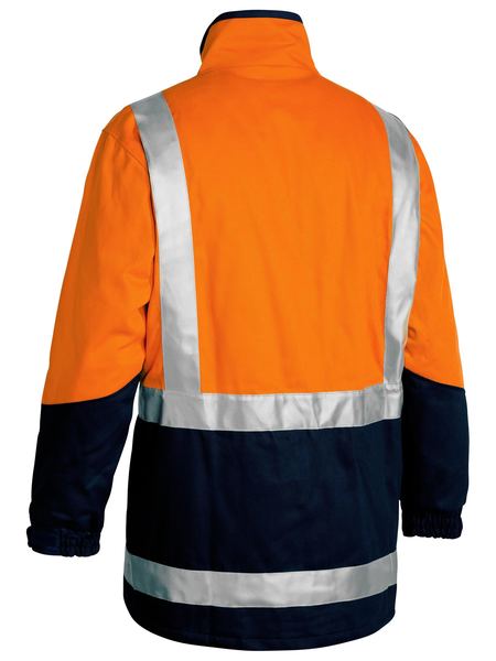 Bisley - Unisex Taped Hi Vis 3 in 1 Drill Jacket - BJ6970T