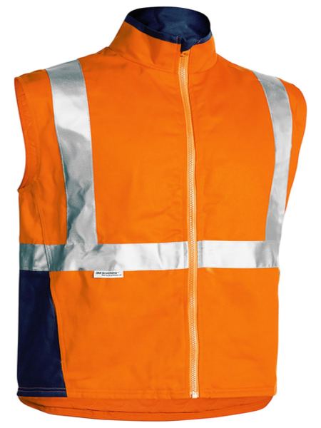 Bisley - Unisex Taped Hi Vis 3 in 1 Drill Jacket - BJ6970T