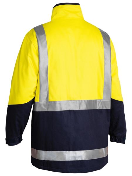 Bisley - Unisex Taped Hi Vis 3 in 1 Drill Jacket - BJ6970T